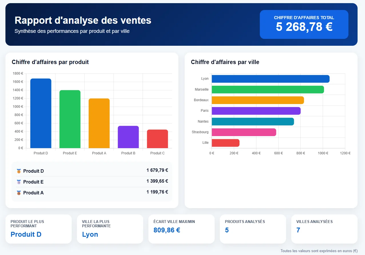 Pipeline Docker conteneurisé — Analyse et visualisation des ventes PME avec SQLite